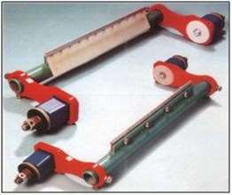 Single blade Scrapers with hard rubber or steel using the Rosta Type DR-A, DR-S, DR-C, DK-A and DK-S 